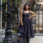 BINDI NOIR MIDI DRESS