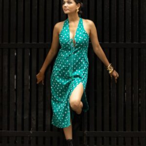 PHOOLJHARI ONE SIDE SLIT DRESS